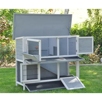 nanook Clapier Bommel gris 122 x 50 x 101 cm avec tiroirs en plastique