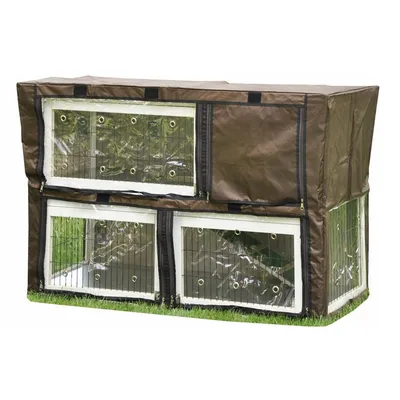 nanook Housse de protection pour clapier 122 x 49 x 83 cm - étanche