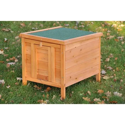 nanook Maison pour petits animaux "Krümel" naturel 42 x 51 x 43 cm