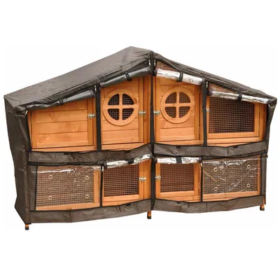 nanook Housse de protection pour clapier Momo XXL – 180 x 55 x 104 cm