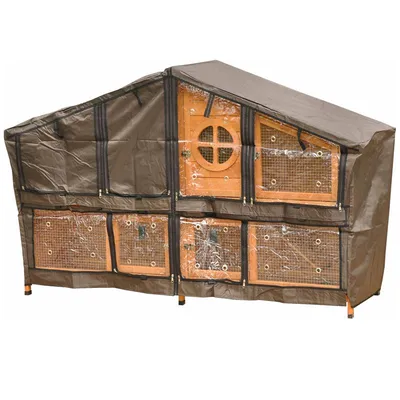 nanook Housse de protection pour clapier Momo XXL – 180 x 55 x 104 cm