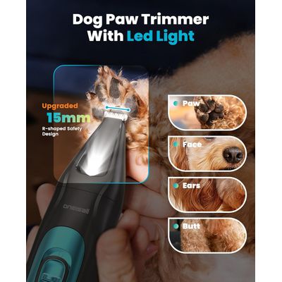 Tondeuse pour chiens et chats Oneisall 4 en 1, rechargeable