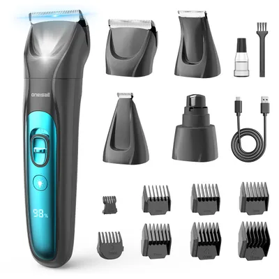 Tondeuse pour chiens et chats Oneisall 4 en 1, rechargeable