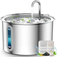 Fontaine à eau Oneisall pour chats et chiens - Fontaines à eau de 2 litres