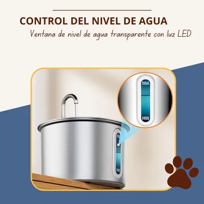 Fontaine à eau Oneisall pour chats et chiens - Fontaines à eau de 2 litres