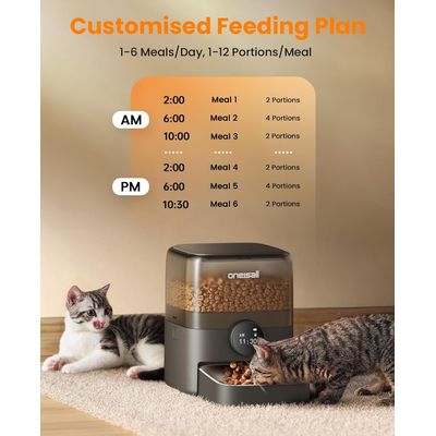 Oneisall Feeder F1 - Distributeur automatique de nourriture - Réservoir 3 L