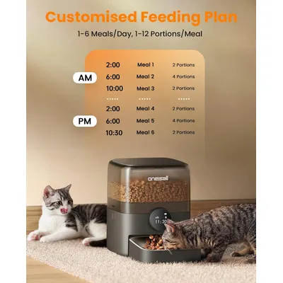 Oneisall Feeder F1 - Distributeur automatique de nourriture - Réservoir 3 L