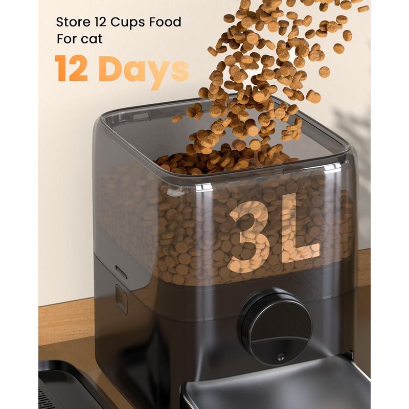 Oneisall Feeder F1 - Distributeur automatique de nourriture - Réservoir 3 L