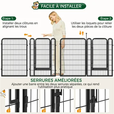 Yaheetech Parc pour Chien Solide et Stable