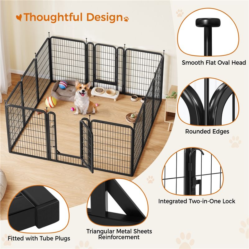 Yaheetech Parc pour Chien en 8 Panneaux