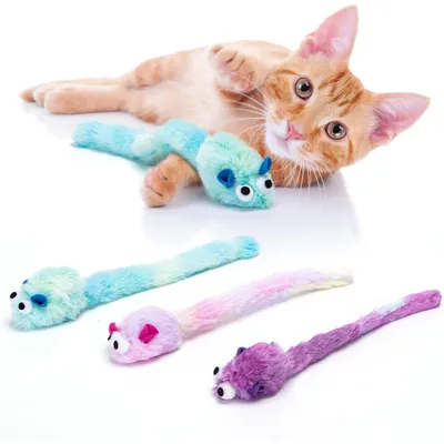 UAMLY Peluches chat, Souris, contient de l'herbe à chat