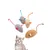 Petopia Souris en peluche à mâcher pour animal domestique