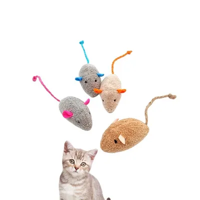 Petopia Souris en peluche à mâcher pour animal domestique