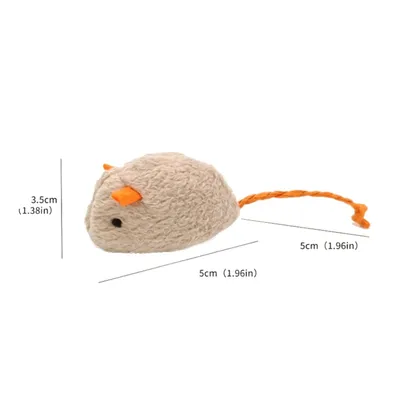 Petopia Souris en peluche à mâcher pour animal domestique
