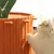 FurryFusion Nid pour chat en forme de carotte