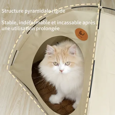 FurryFusion Tente pliable pour chat