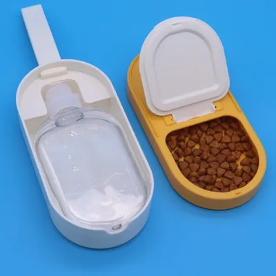 FurryFusion Bouteille d'eau 2 en 1 pour chien