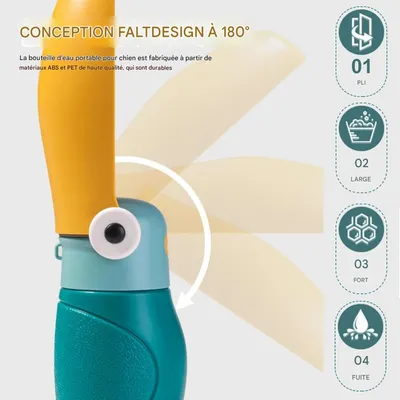 Petopia Bouteille d'eau portable pour chien