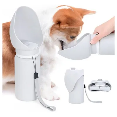 Petopia Gourde distributeur d'eau portable pour chien et chat