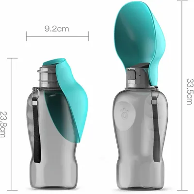 Pet Planet Botella de agua portátil para perros