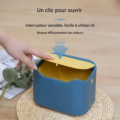 FurryFusion Litière pour chat dans une poubelle