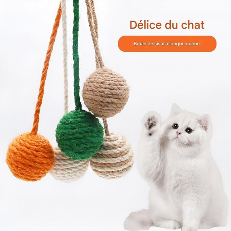 Pet Planet Chats 5 Pièces Jouet Balle Interactive