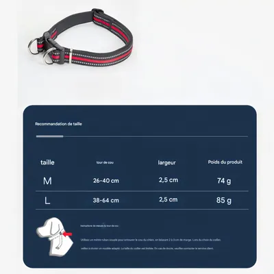 FurryFusion Collier anti - étranglement pour chien en double D