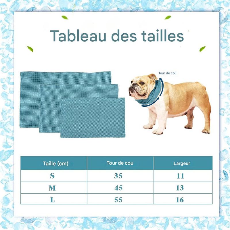 IntiMeg Bandana rafraîchissante pour chien