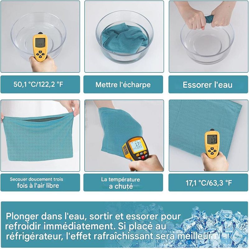 IntiMeg Bandana rafraîchissante pour chien
