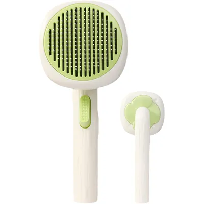 UAMLY Brosse pour chat avec bouton de déverrouillage