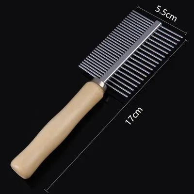 UAMLY peigne double en bois pour chat