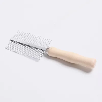 UAMLY peine doble de madera para gatos
