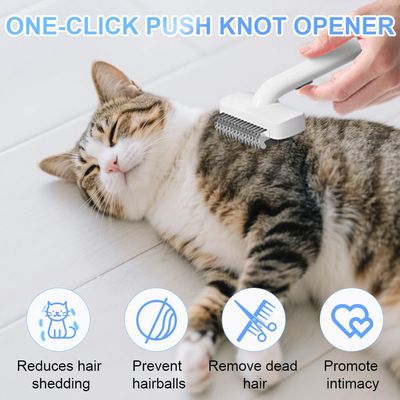 UAMLY Brosse de massage pour le soin du pelage du chat