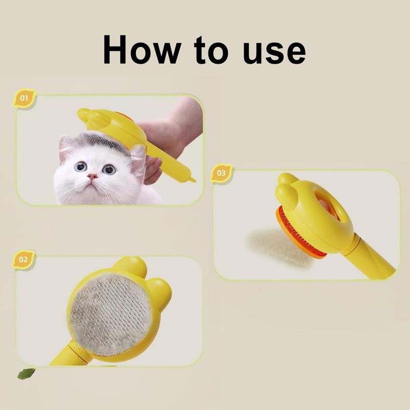 Petopia Brosse démêlante pour chat et chien