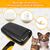 UAMLY Brosse autonettoyante pour animaux de compagnie