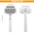 UAMLY Brosse démêlante autonettoyante 2 en 1 pour animaux de compagnie