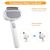 UAMLY Brosse démêlante autonettoyante 2 en 1 pour animaux de compagnie