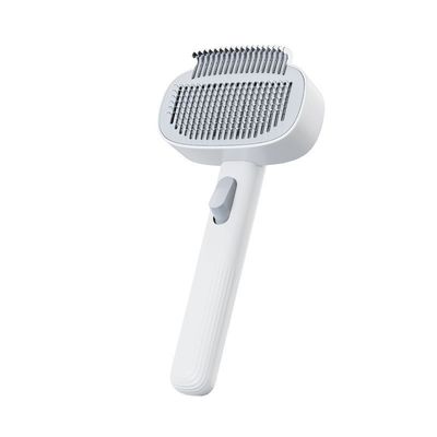 UAMLY Brosse démêlante autonettoyante 2 en 1 pour animaux de compagnie