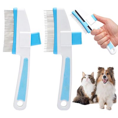 UAMLY Peigne anti-puces pour chats