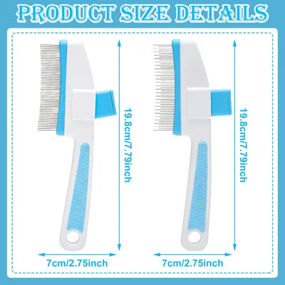 UAMLY Peigne anti-puces pour chats