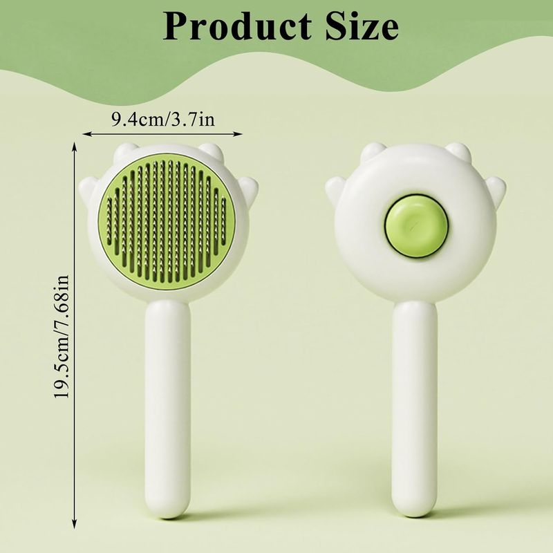 UAMLY Brosse pour chat anti-perte de poils, brosse autonettoyante