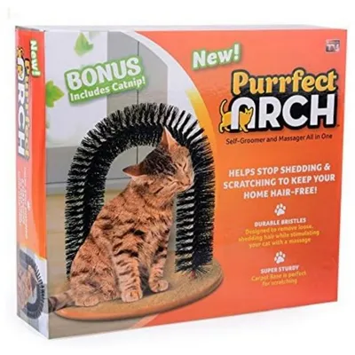 Petopia Brosse de massage pour chat