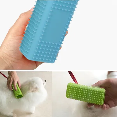 Pet Planet Brosses à poils en silicone pour animaux