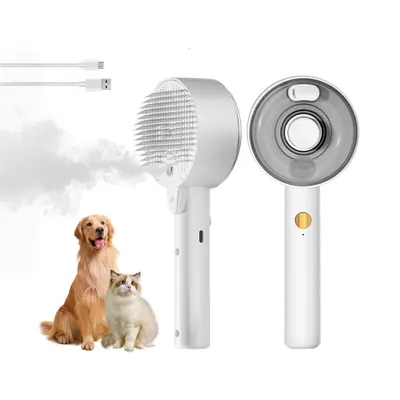 Petopia Brosse à vapeur 4 en 1 pour chat et chien