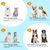 Collier de protection gonflable pour chien, réglable