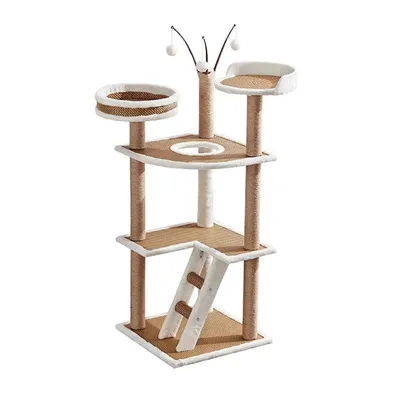UAMLY Arbre à chat, structure d'escalade pour chat à double usage