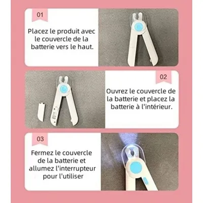Pet Planet Chiens Chats Coupe Ongles Avec Led