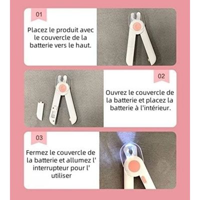 Pet Planet Chiens Chats Coupe Ongles Avec Led