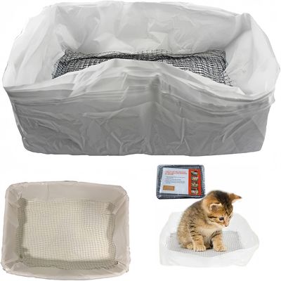 Pet Planet Sacs à litière pour chat résistants avec cordon