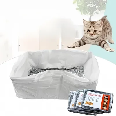 Pet Planet Sacs à litière pour chat résistants avec cordon